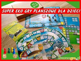 EKO GRY planszowe dla DZIECI na prezent - edukacyjna zabawa 
